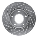 R1 69-78 Cadillac Eldorado Front Right Rear Right Drilled & Slotted Silver Brake Rotor