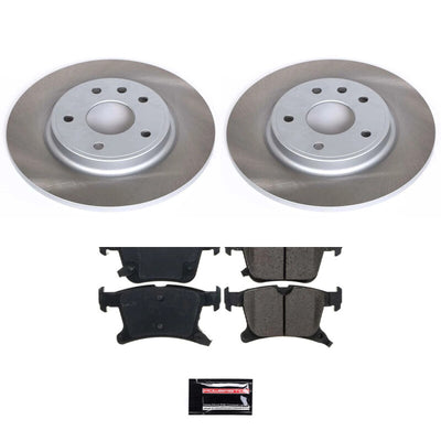 Power Stop 17-23 Chrysler Pacifica Front and Rear Semi-Coated Rotor Kit