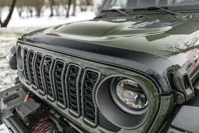 Husky Liners 18-24 Jeep Wrangler JL/JLU & 20-24 Gladiator Aeroskin Hood Protector - Smoke