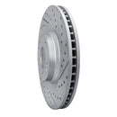 R1 19-22 Hyundai Veloster N Front Right Drilled & Slotted Geo-Carbon Rotor