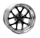 Weld S76 17x9 / 5x120mm BP / 6.8in. BS Black Wheel (Medium Pad) - Non-Beadlock