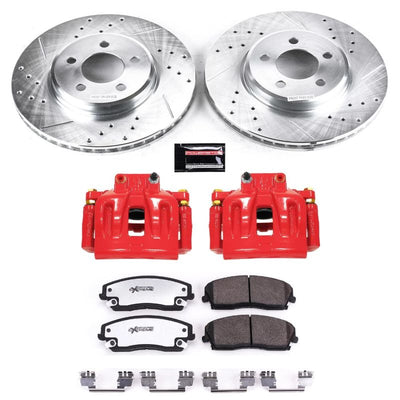 Power Stop 12-19 Chrysler 300 Front & Rear Z26 Street Warrior Brake Kit w/Calipers