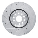 R1 18-25 Volkswagen Atlas Front & Rear Drilled & Slotted Silver Brake Rotor Set