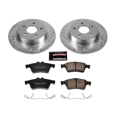 Power Stop 13-17 Ford C-Max Front & Rear Z23 Evolution Sport Brake Kit