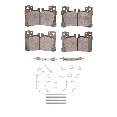 DFC 21-23 Lexus LS500 Rear 5000 Advanced Ceramic Brake Pads and Hardware Kit
