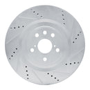 R1 13-20 Lexus RC300 Front & Rear Drilled & Slotted Silver Brake Rotor Set