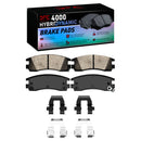 DFC 06-10 Buick Allure Rear Geospec Rotors w/4000 HybriDynamic Brake Pads w/Hardware