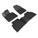 3D MAXpider 23-24 Kia Sportage FWD Gas Kagu Black Floor Mat - Row 1/2