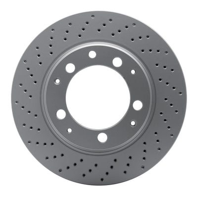 DFC 78-89 Porsche 911/930 Left Rear Drilled GeoSPEC Coated Rotor