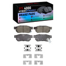 DFC 85-89 Acura INTEGRA Rear 4000 HybriDynamic Brake Pads and Hardware Kit