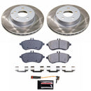 Power Stop 12-15 Mercedes-Benz C250 Front and Rear Semi-Coated Rotor Kit