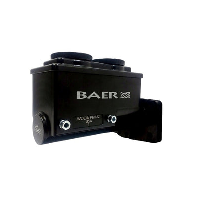 Baer Brakes Mopar 1-1/8in Bore Remaster 4-Bolt Left Port Master Cylinder Assembly - Black