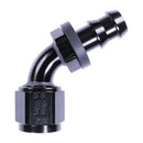 Russell 8AN Twist-Lok 60 Degree Hose End - Black