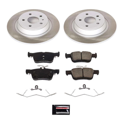 Power Stop 17-20 Ford Fusion Front and Rear Semi-Coated Rotor Kit