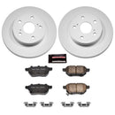 Power Stop 09-10 Pontiac Vibe Front & Rear Z17 Evolution Geomet Coated Brake Kit