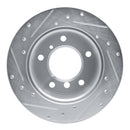 R1 02-18 Dodge Sprinter 3500 Rear Right Drilled & Slotted Silver Brake Rotor