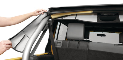Bestop 07-18 Jeep Wrangler JK 4-Door Sport Bar Cover (Black Diamond)