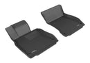 3D MAXpider 2014-2019 Mercedes-Benz S-Class W222 Kagu 1st & 2nd Row Floormats - Black