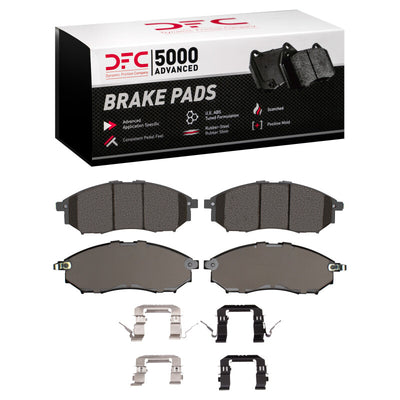 DFC 05-13 Infiniti FX37 Front 5000 Advanced Ceramic Brake Pads and Hardware Kit