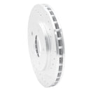 R1 88-96 Buick Regal Front Right Drilled & Slotted Silver Brake Rotor