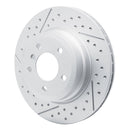 DFC 13-13 BMW 135IS Rear GeoSPEC Coated Rotor - Dimpled and Slotted