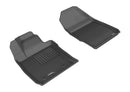 3D MAXpider 2011-2019 Ford Fiesta Kagu 1st & 2nd Row Floormats - Black