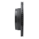 R1 12-20 Ford F-150 4WD Rear Right Drilled & Slotted Black Brake Rotor