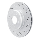 DFC 08-13 BMW M3 Right Front Drilled GeoSPEC Coated Rotor