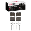 DFC 75-04 Volvo 760 Series Rear 5000 Advanced Low Metallic Brake Pads and Hardware Kit