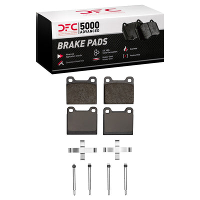 DFC 75-95 Volvo GLE Rear Geospec Rotors with 5000 Advanced Brake Pads w/Hardware