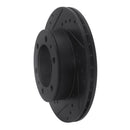 R1 09-15 Toyota Hilux (Mexico) Front Left Drilled & Slotted Black Brake Rotor