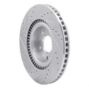 R1 11-23 Hyundai Azera Front Drilled & Slotted Silver Brake Rotor Set