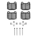 DFC 04-06 Maserati Quattroporte Rear 5000 Advanced Low Metallic Brake Pads and Hardware Kit