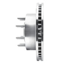 R1 06-12 Ford F-250 2WD (Super Duty) Front Right Drilled & Slotted Silver Brake Rotor