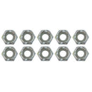 Moroso Zinc Nylock Nuts - 1/4-20 (10 Pack)