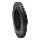 R1 79-98 Buick Riviera Front/Rear Left Drilled & Slotted Black Brake Rotor