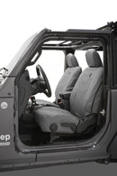 Bestop 18-26 Jeep Wrangler JL 2-Door Front Seat Covers (Charcoal)