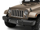 Raxiom 97-18 Jeep Wrangler TJ & JK Axial 7-In LED Headlights w/ DRL - Black Housing (Clear Lens)