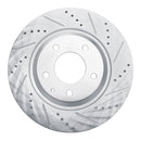 R1 04-11 Mazda RX-8 Front & Rear Drilled & Slotted Silver Brake Rotor Set