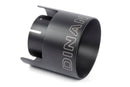 Dinan Double-Walled 4.5in Clamp-On Exhaust Tip - Black - 4.5in Outlet / 3in Inlet