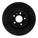DFC 08-25 Audi A6 ALLROAD Rear Left Drilled & Slotted Black Brake Rotor