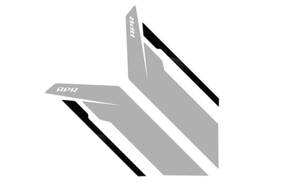 APR Sideburn Sticker - Silver/Black