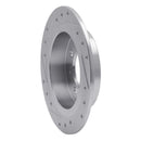 R1 91-06 Nissan Lucino Rear Drilled & Slotted Silver Brake Rotor Set