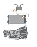 Fleece Performance 06-10 GM 2500/3500 Duramax Replacement Transmission Line (LBZ/LMM) - Short Line