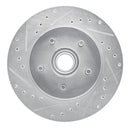R1 85-92 Chevrolet Camaro Front Left Drilled & Slotted Silver Brake Rotor