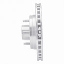 R1 84-87 Lincoln CONTINENTAL Front Right Drilled & Slotted Silver Brake Rotor