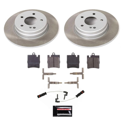 Power Stop 00-02 Mercedes-Benz CLK320 Front and Rear Semi-Coated Rotor Kit
