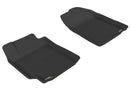 3D MAXpider 2007-2011 Toyota Camry Kagu 1st & 2nd Row Floormats - Black