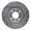R1 15-19 Renault Logan (Mexico) Front Left Drilled & Slotted Silver Brake Rotor