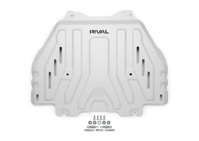 Rival 24-26 Tacoma 4Runner GX550 Tundra (all i-Force) Aluminum Transmission Cat Converter Skid Plate